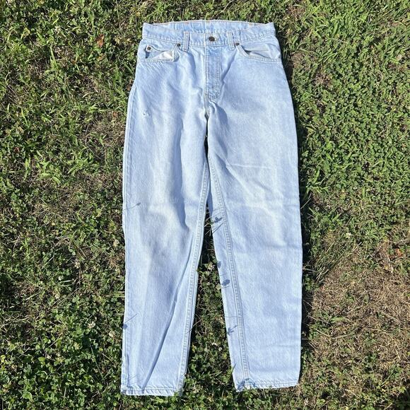 VTG Levi's 550 31x30 Blue Faded Made in USA Orange Tab 1993 Grunge Skater Taper - Picture 1 of 10